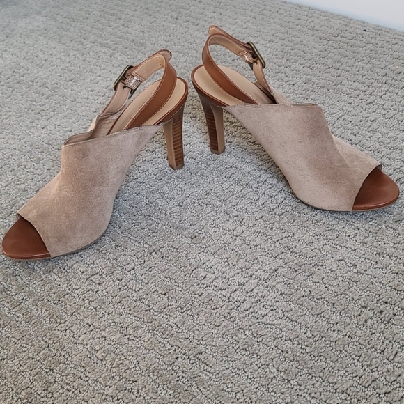 Franco Sarto open toe sandal pump - Picture 4 of 6